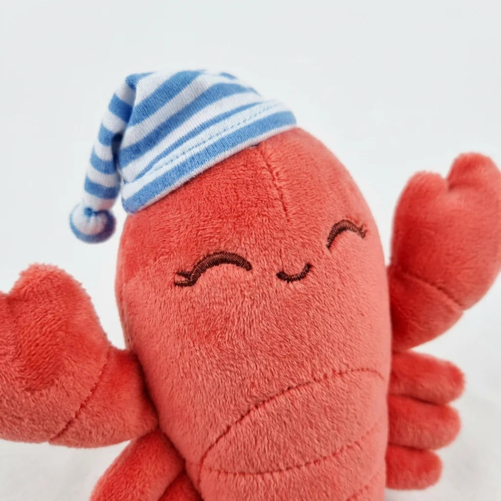 Sleepy Claw Night Lobster Plush - 8" Bedtime Companion Stuffed Toy