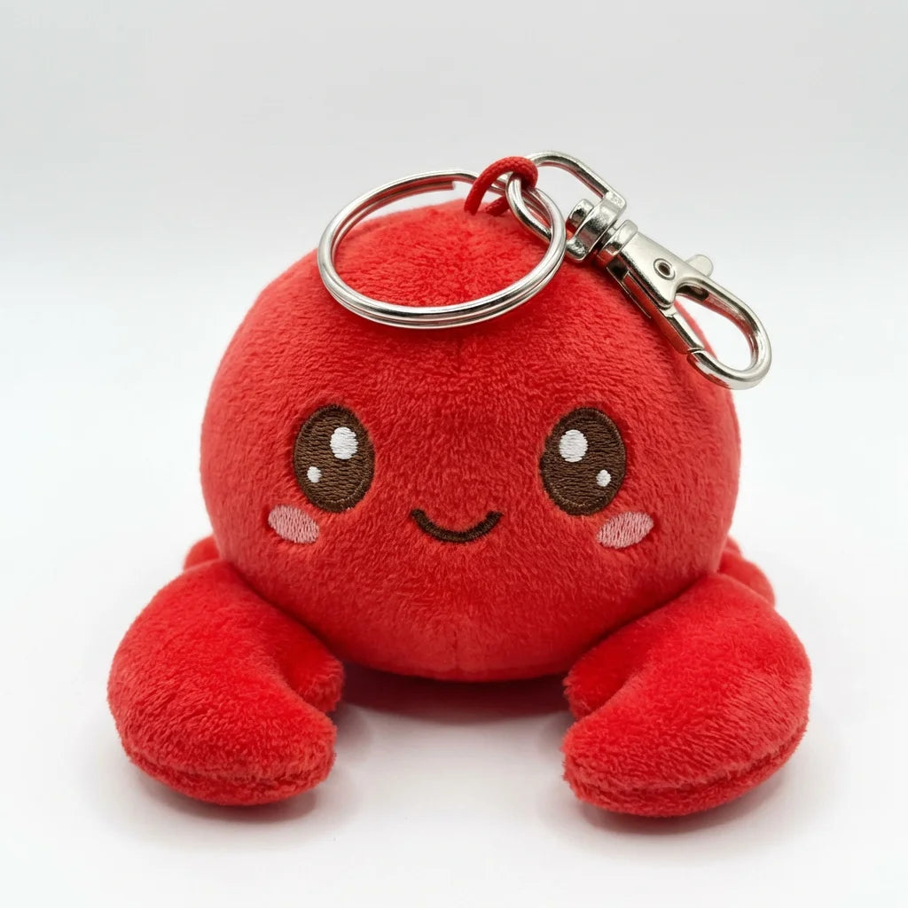 ClawClaw Mini Lobster Plush Keychain - 4" Cute Bag Charm