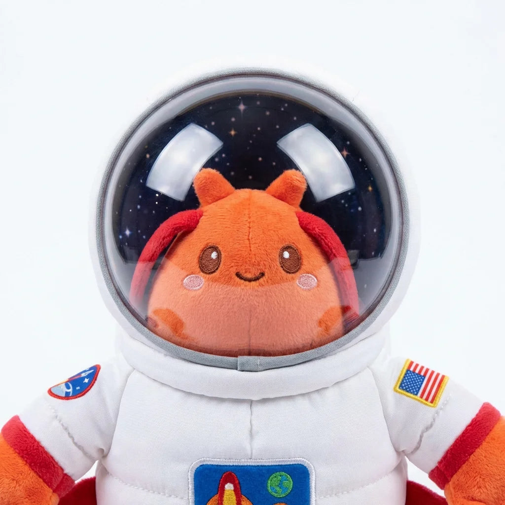 Space Claw Astronaut Lobster Plush - 8" Limited Edition Stuffed Toy