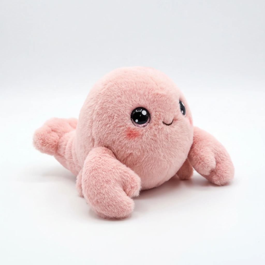 Baby Claw Pink Lobster Plush Toy 6 inch