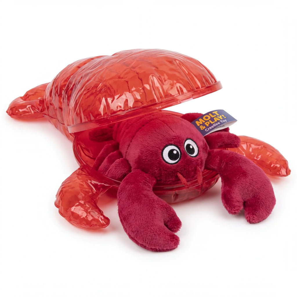 Molty Shedding Lobster Plush 10 inch Interactive